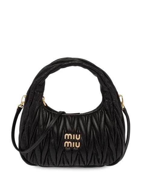 miu miu tas zwart|farfetch miu michael bags.